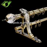 D0058 crystal curtain rod end