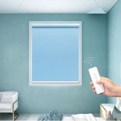 Wholesale home day and night sunscreen smart motor electric roller blinds